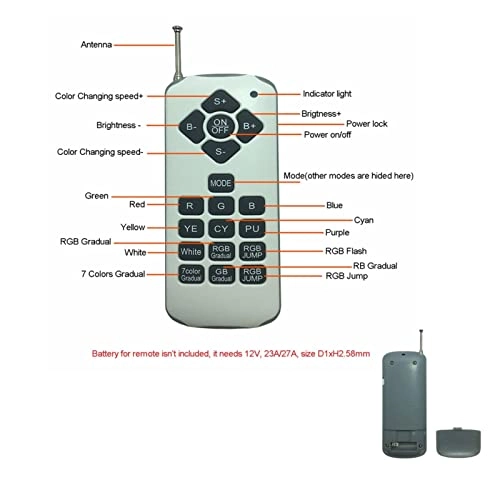 LED Swimming Pool Light - 1.5m 120 degree