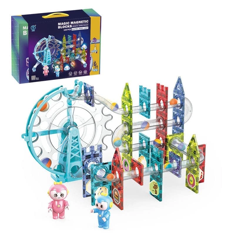 BLiSS HUES Magnetic Tiles - 129pcs