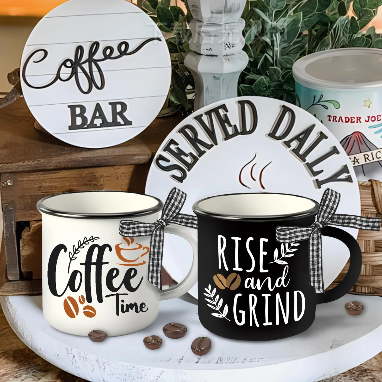 Rise and Grind Bean Mini Mug - 3 pcs - Holiday