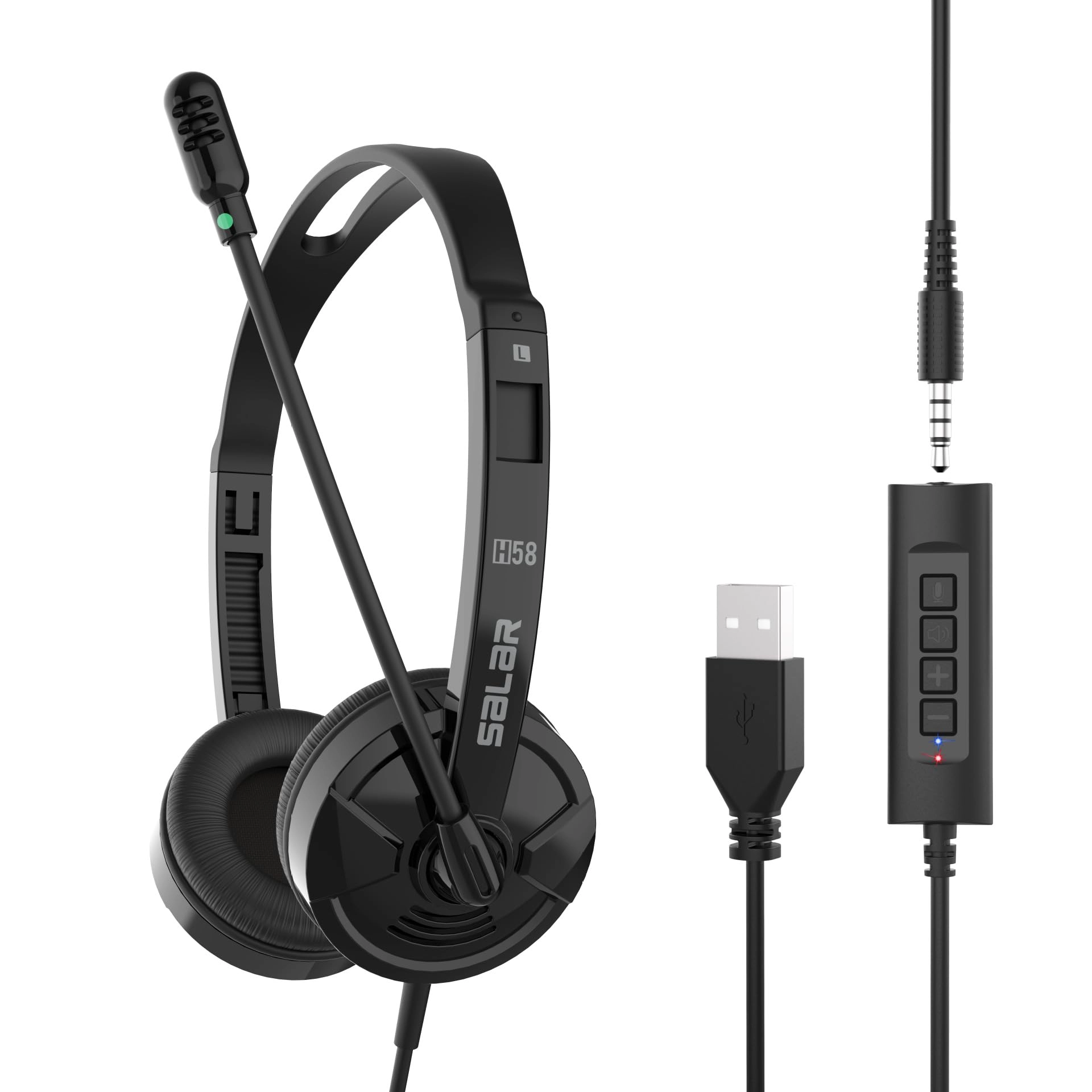 RMFC USB Headset Wired Headset