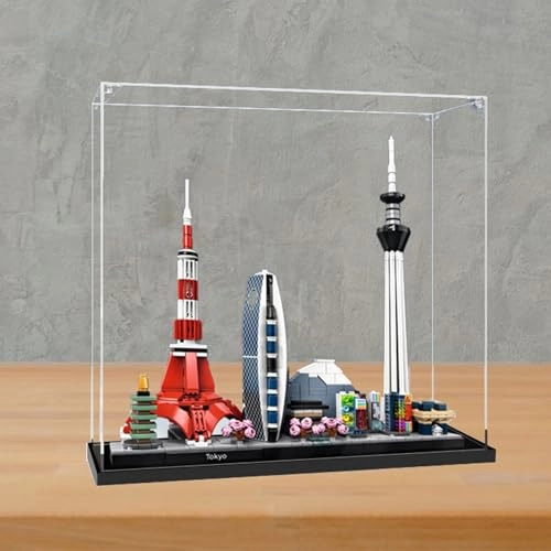 Acrylic Display Case - Dust-Proof Clear for 21051