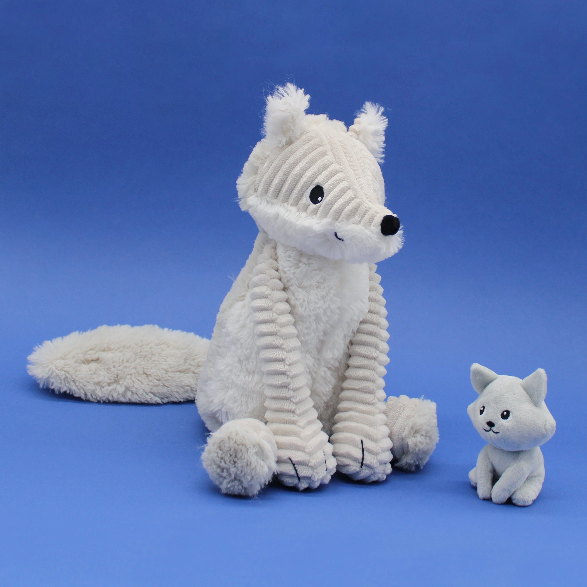 SKME TRADING Arctic Fox Frimou Plush Hidden Baby