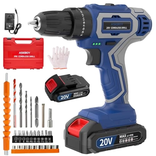 Cordless Power Drill - 21V 1650 RPM