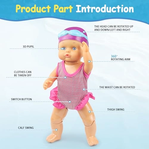 Swimming Baby Doll - Electric Waterproof