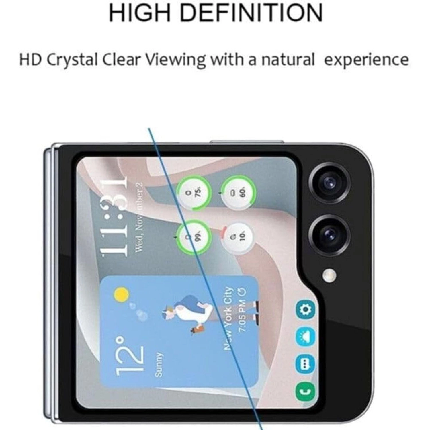 MagSafe Clear Case Screen Protector for Samsung Galaxy Z Flip 6