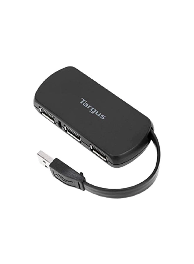 USB Hub - 4-Port 2.0 Black