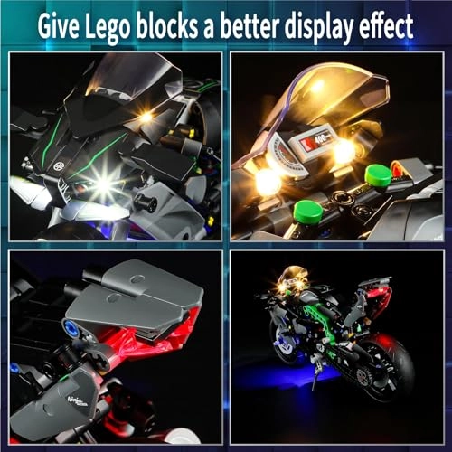 LED Light for LEGO 42170 Technic Kawasaki Ninja H2R Motorcycle Set