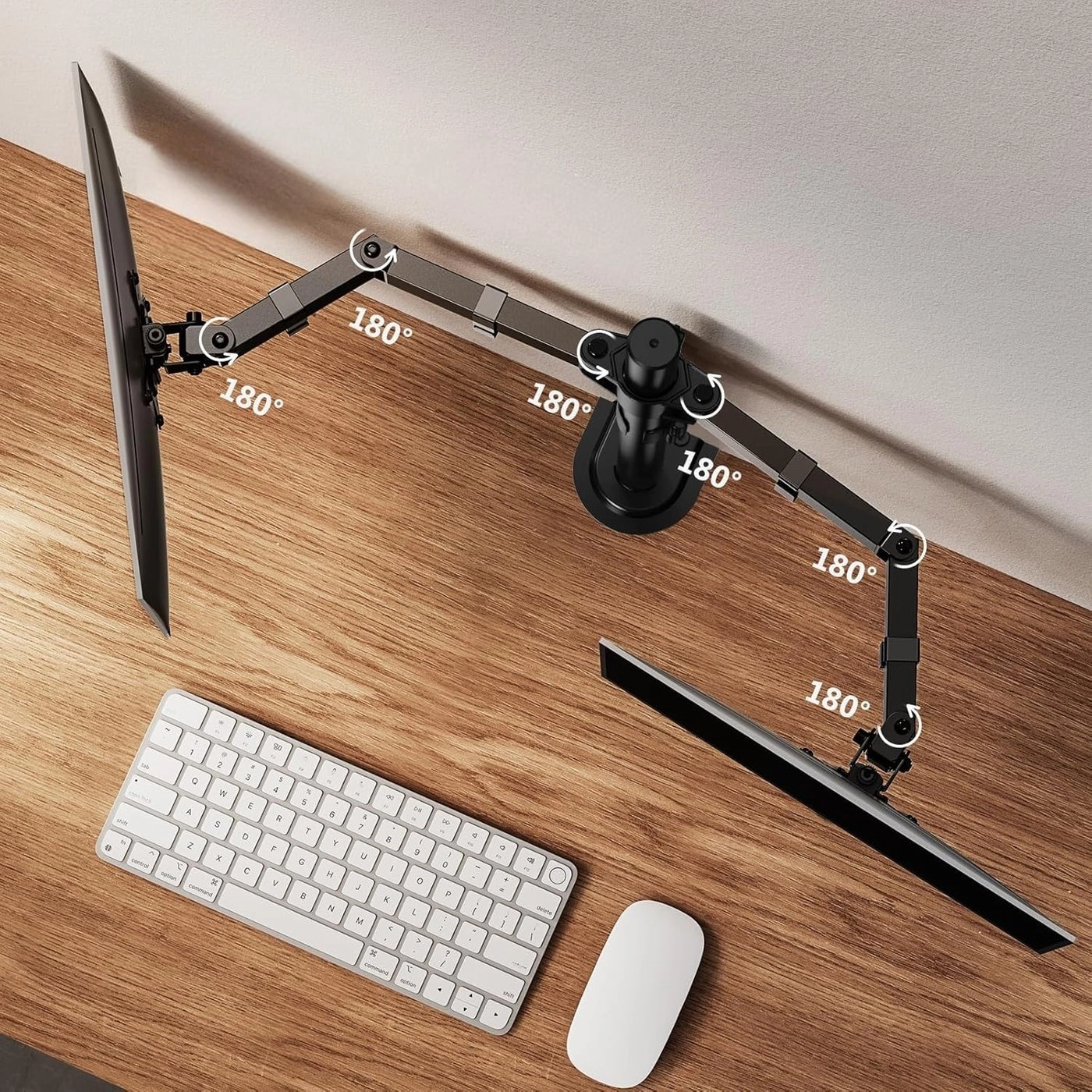 Dual Monitor Stand - 32 Inches 75x75/100x100mm