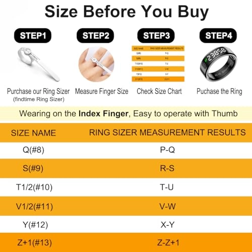 Smart Ring - Display Heart Rate Blood Oxygen