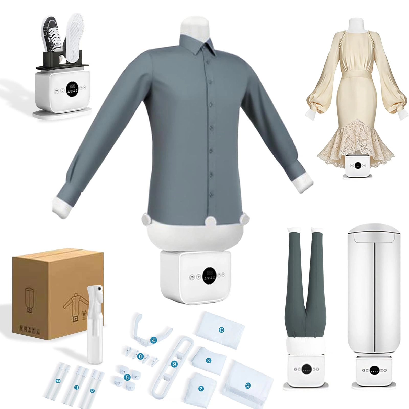 Automatic Ironing Machine - 1400W Package2