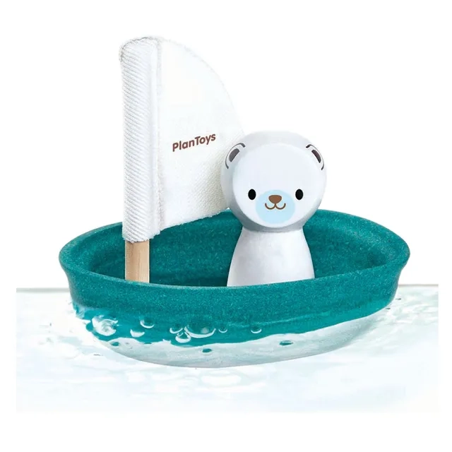 PlanToys Sailing Boat Polar Bear - 1+
