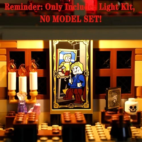 LED Light Kit Compatible with LEGO 76389 Hogwarts House of Secrets - Harry Potter