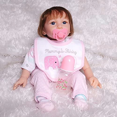 Reborn Baby Doll - 22 Inch Silicone Baby Girl Ages 3+