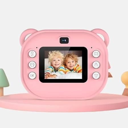 Instant Photo Camera Printer - 24MP 1080P 2 Inch