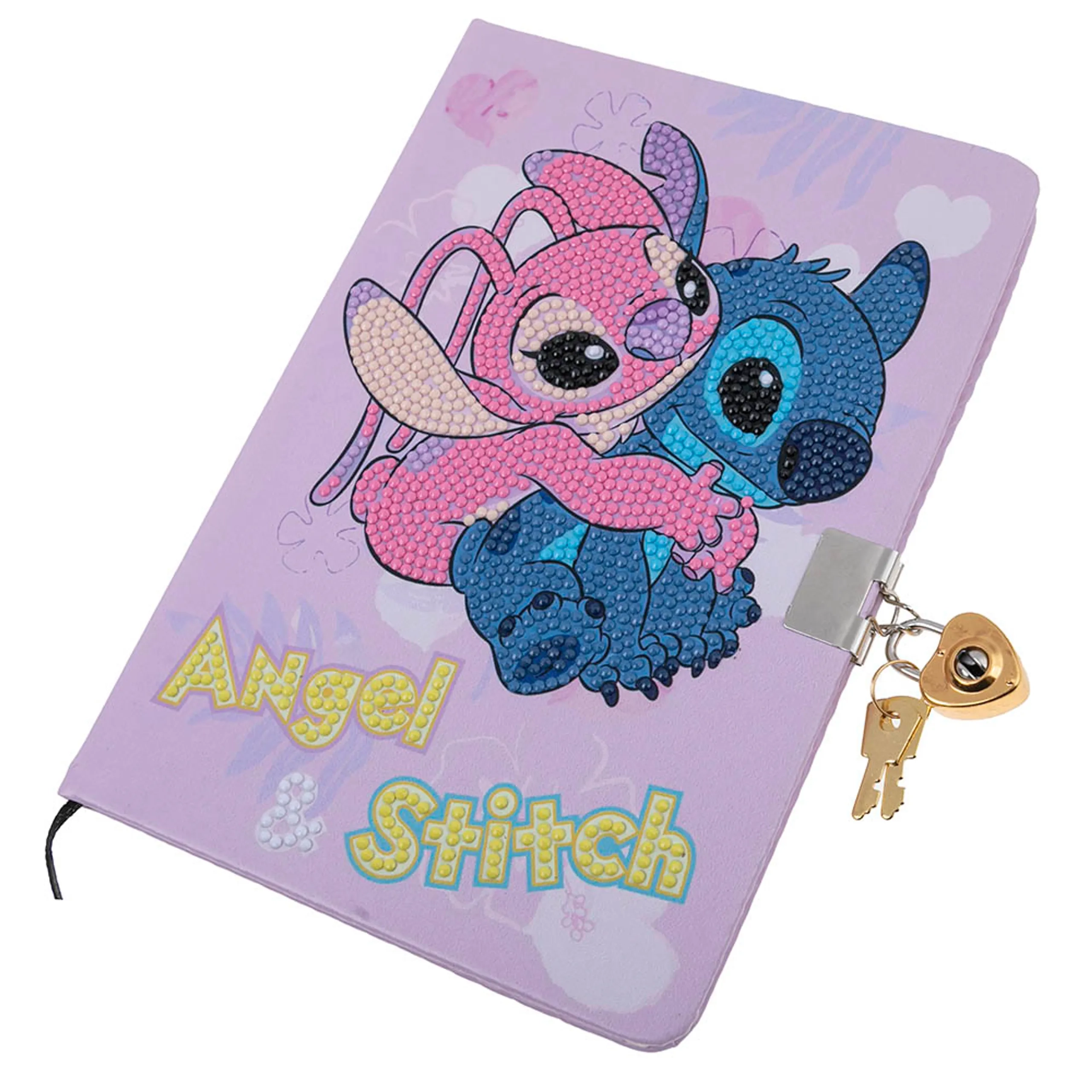 Crystal Art Secret Diary - Stitch & Angel