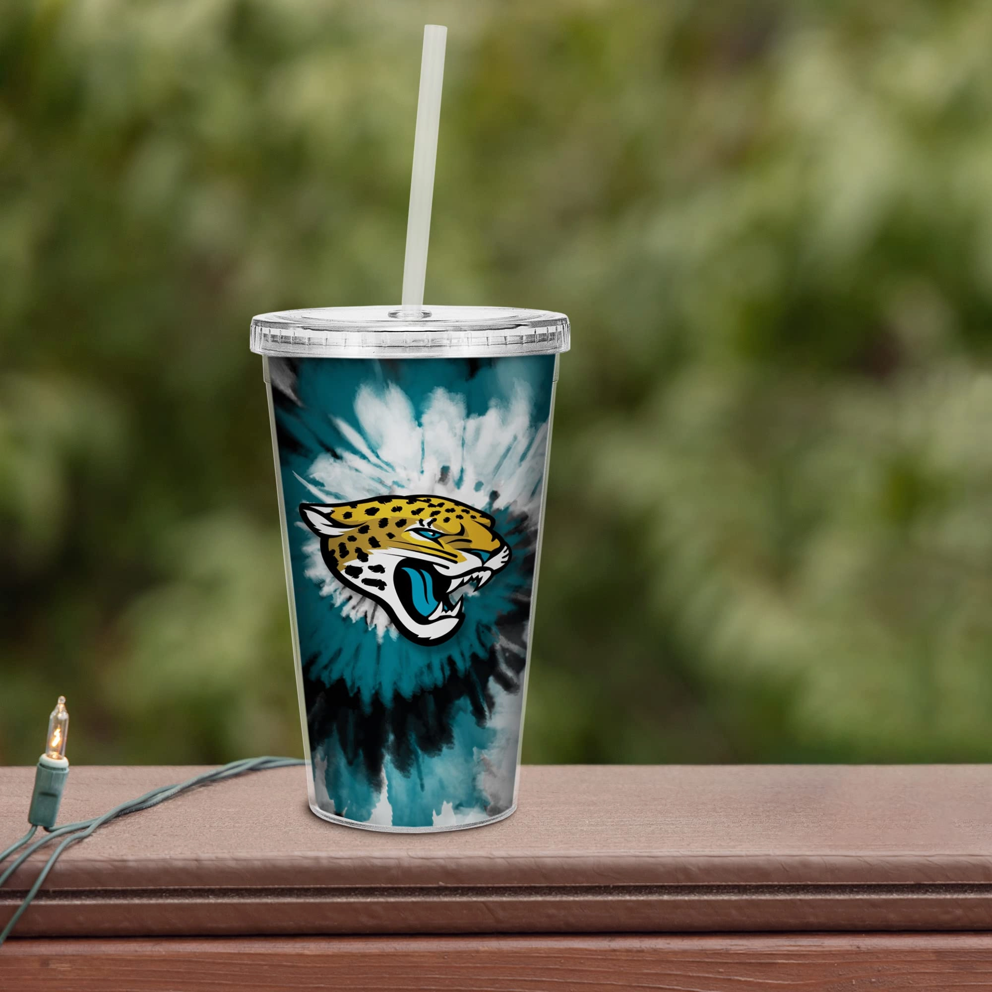 NFL Football Metallic Tie Dye Tumbler - 473ml