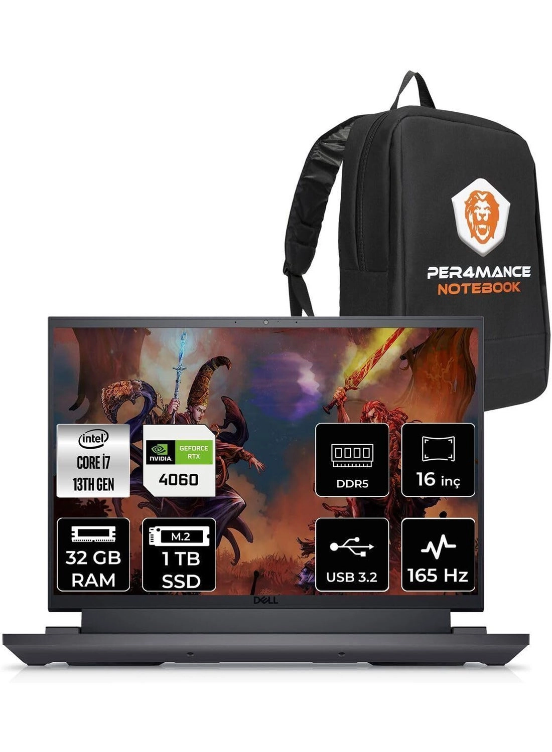 G Series G16 7630 16 - 16'' i7-13650HX 32GB DDR5 1000GB SSD