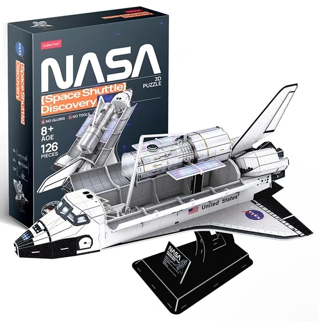 CubicFun Nasa Discovery 3D Puzzle (ALGT-DS1057H) - 126 pcs