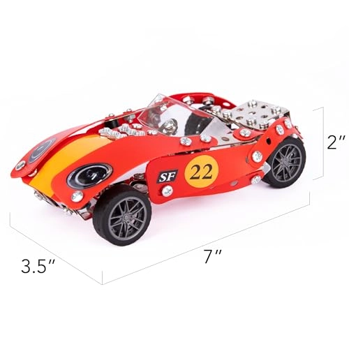 Metal Model Car Building Kit - 230 pcs