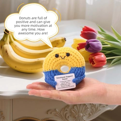 Donut Crochet 10.5x8.5cm Wool