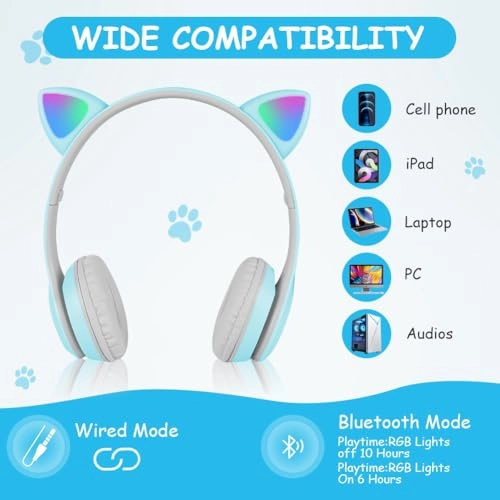 Kids Bluetooth Headphones Wireless Headphone