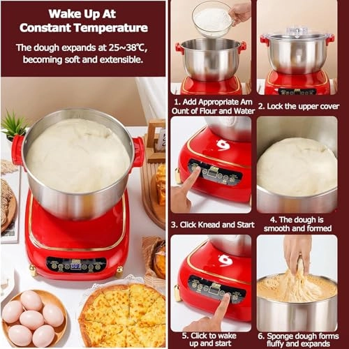 Intelligent dough mixer - 6L/8L 200W
