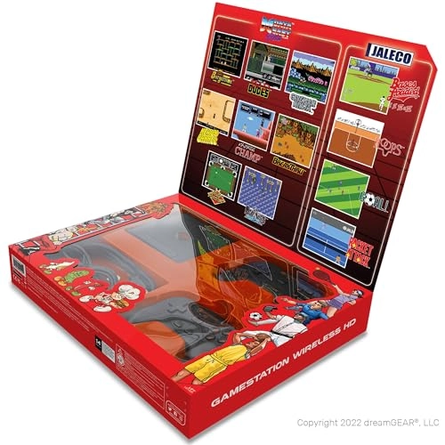 Gamestation Wireless HD - 250+ retro-inspired games, 2 wireless controllers, HD output