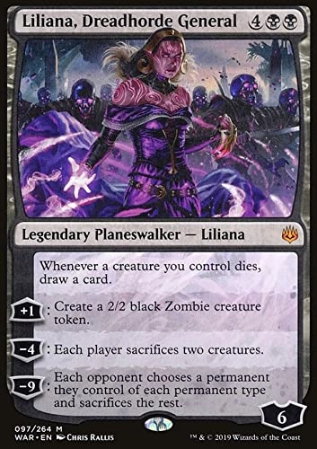 Wizards of the Coast Liliana, Dreadhorde General - War of the Spark Individual Card