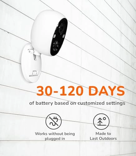 Indoor Outdoor Battery Camera 2.5K