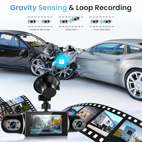 Car Dashcam - 2K 3x1080P