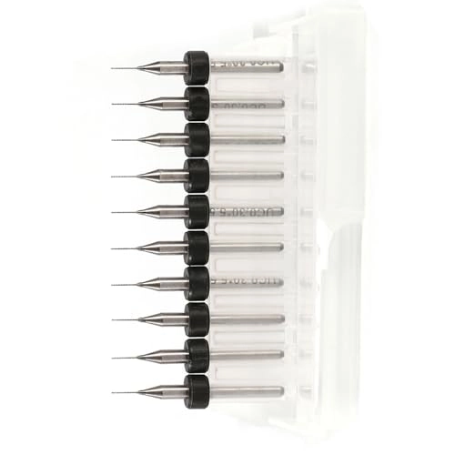Carbide Micro Drill Bits - Tungsten Steel 10pcs 0.3mm