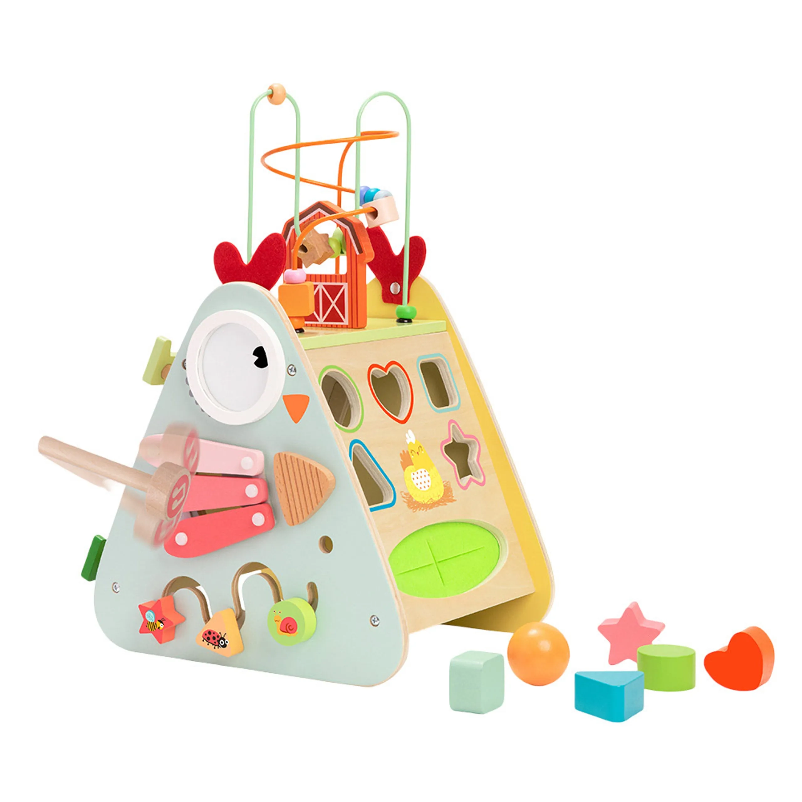 Classic World Happy Hen Activity Box - 18 months+ 10 pieces