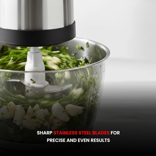 2-in-1 Electric Food Chopper - 2L