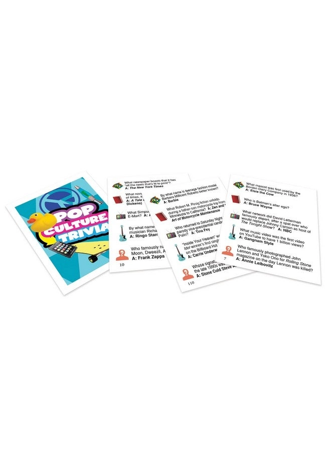 Pop Culture Trivia Game - English Ages 12+