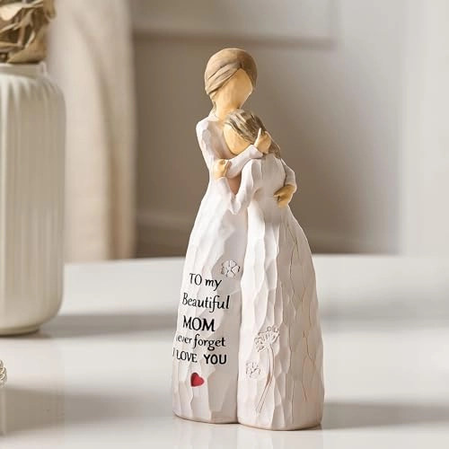 Mother Daughter Figurine - Resin