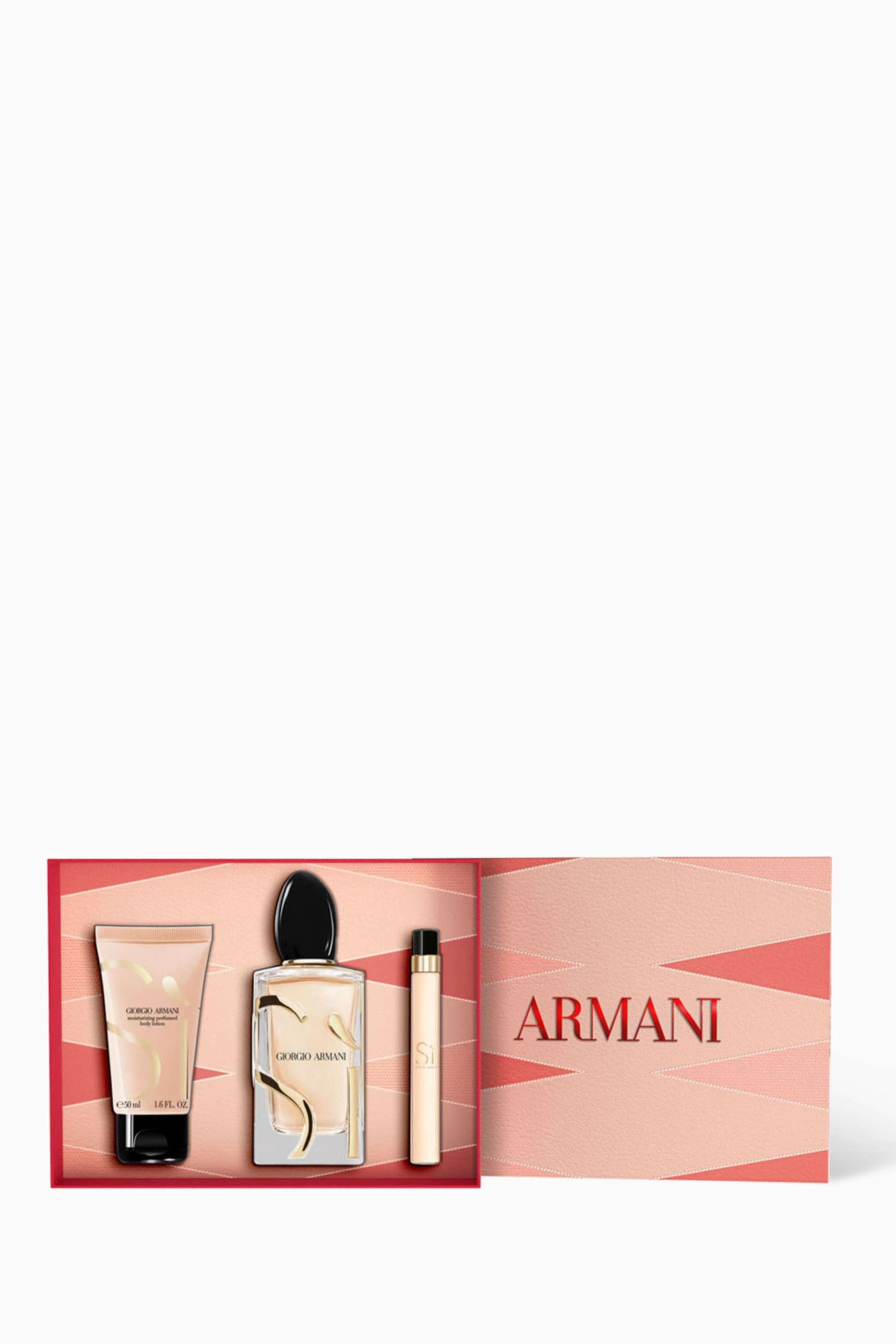 Sì Eau De Parfum - 100ml + Sì Perfumed Body Lotion - 50ml + Sì Eau De Parfum Travel Spray - 10ml