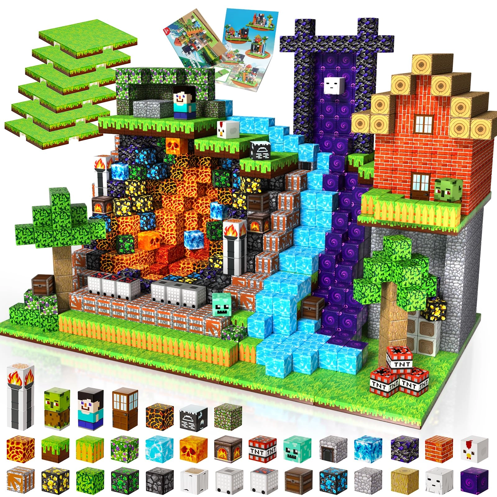 ToyUnited magnetic building blocks - 206 pcs