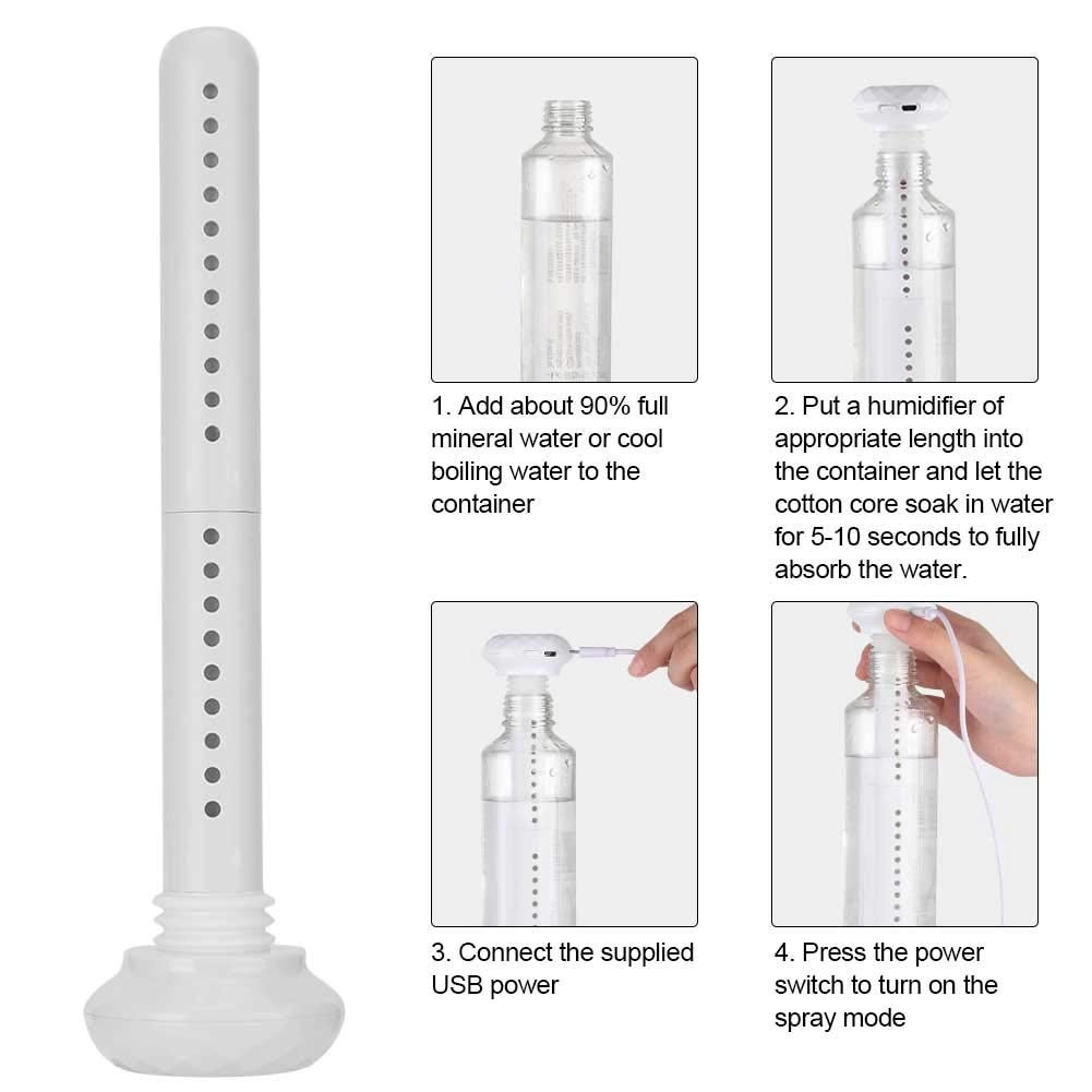 Mini Humidifier Stick - Portable Ultrasonic USB