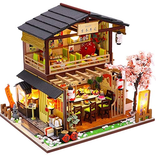 DIY Miniature Dollhouse Kit - 3D Wooden LED Light