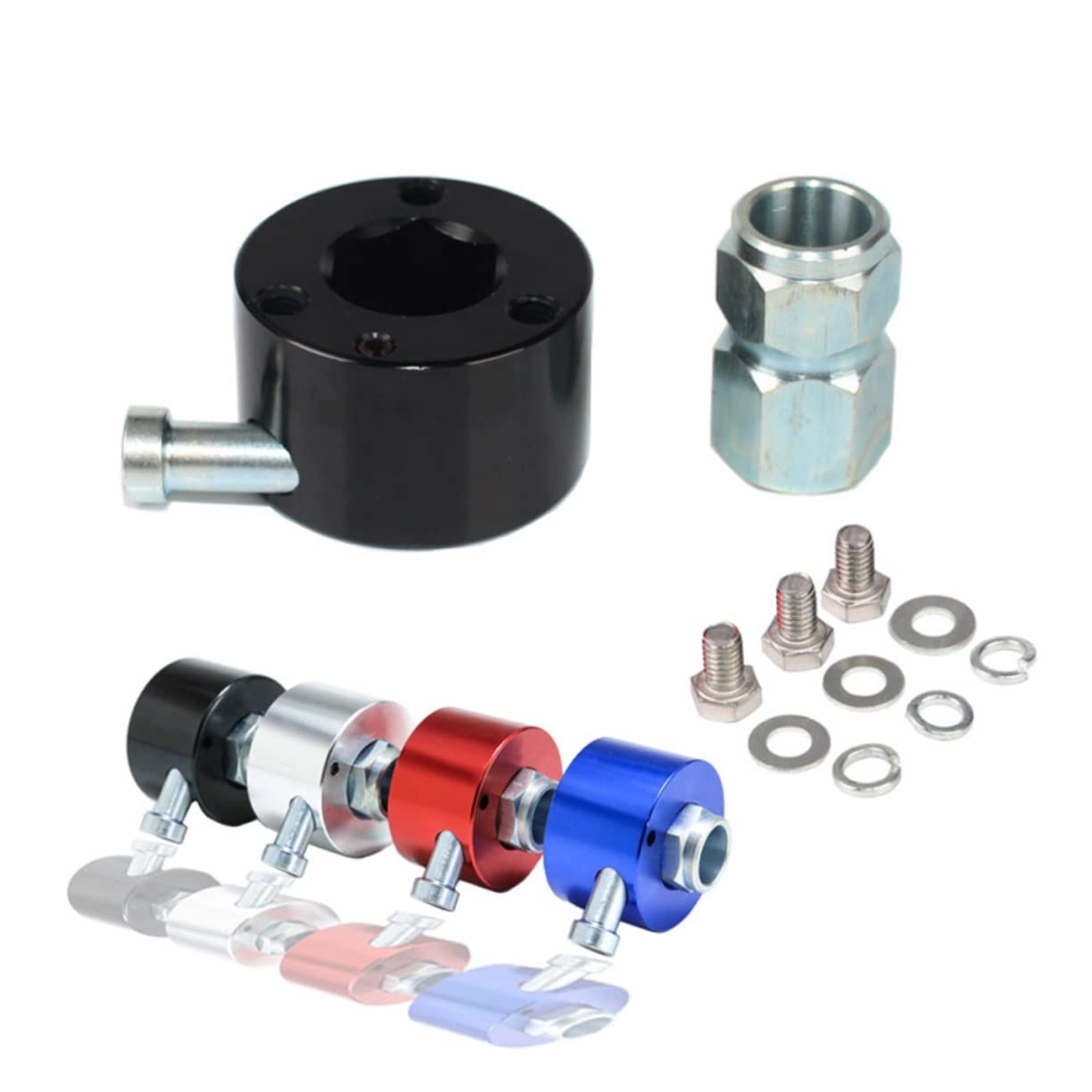 Steering Wheel Quick Release Base - 3-Hole 3/4 Adapter