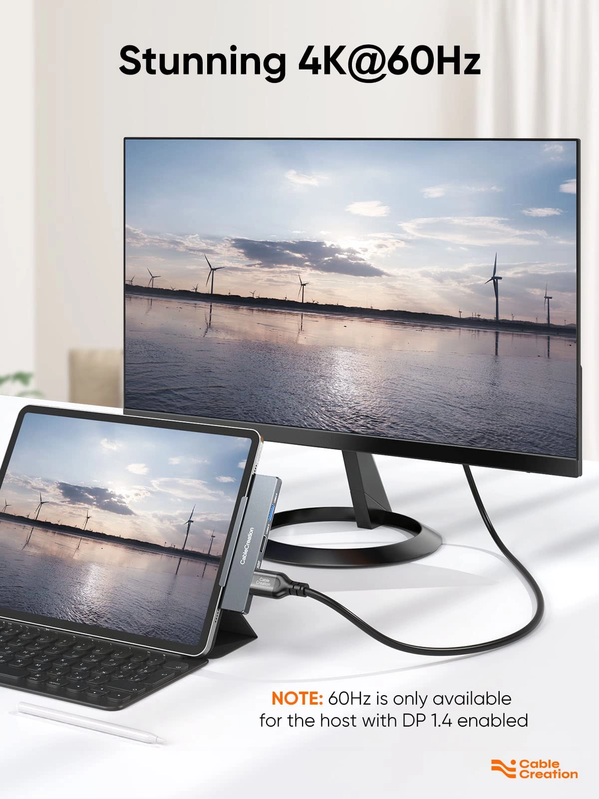 USB-C Hub - 4K 60Hz 5-in-1 100W Power Delivery