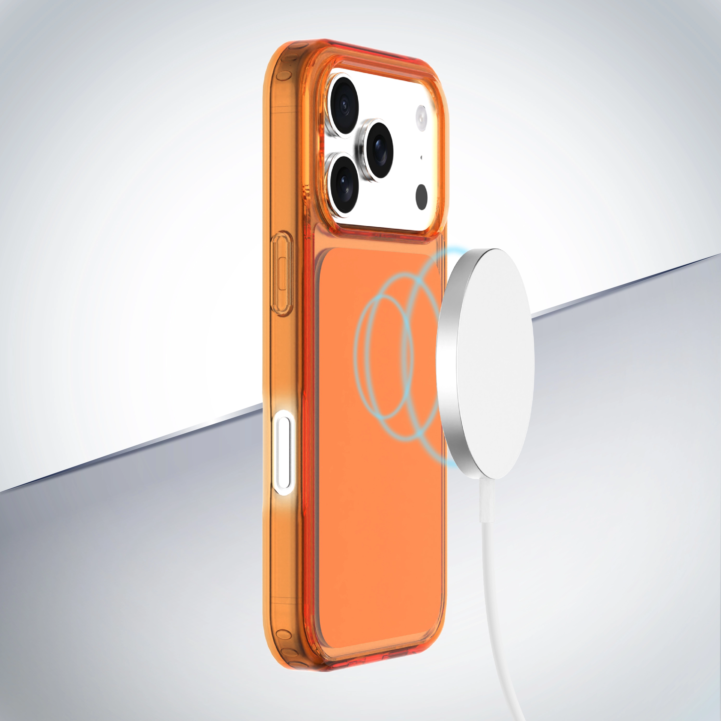 Clear Stand Back Cover Mobile Case with MagSafe for iPhone 17 Pro Max