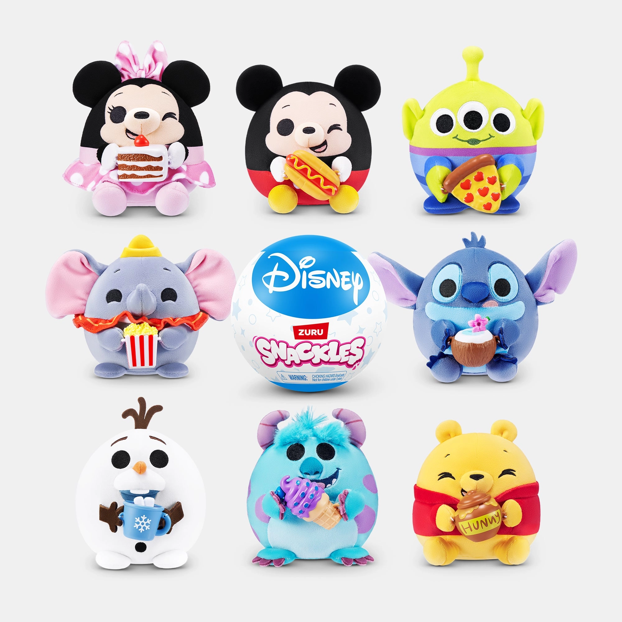 BORDERS Disney Snackles Series Capsule S1 11.5 cm Plush
