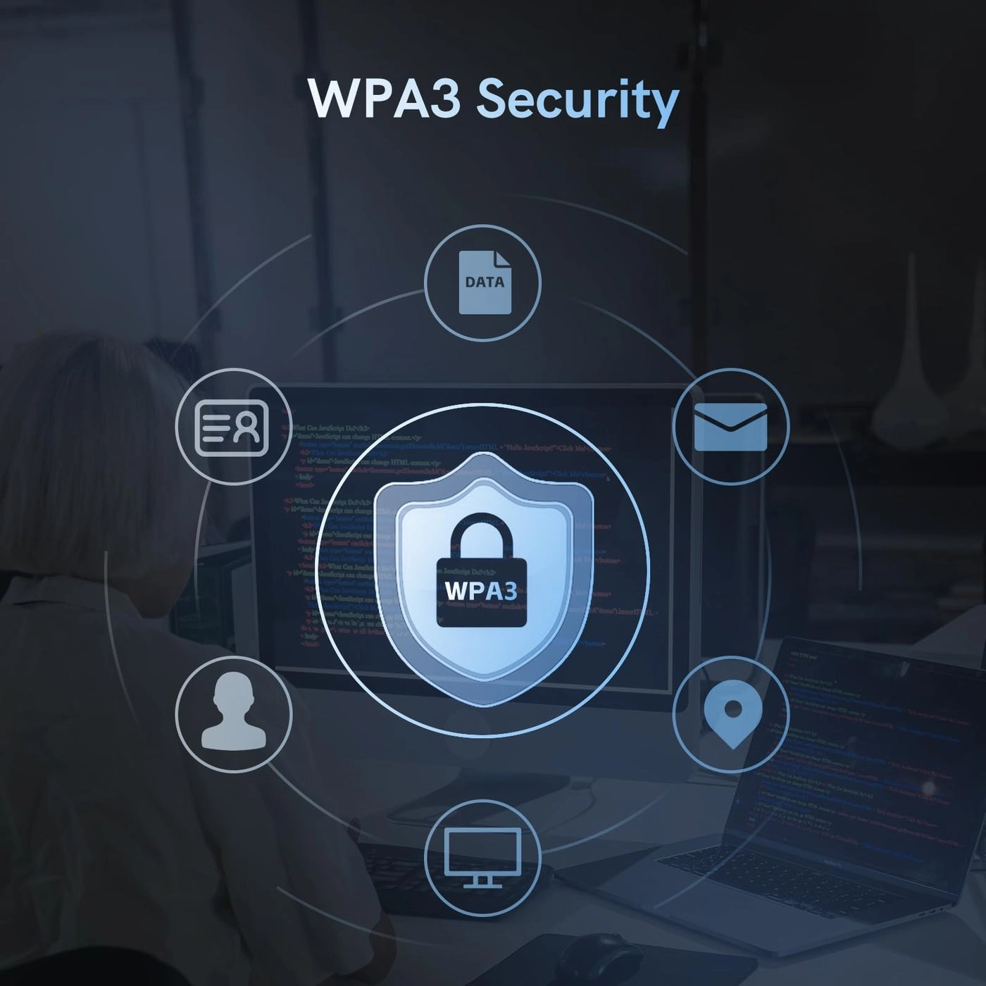 WiFi 7 Network Card - Tri-Bands(6GHz/5GHz/2.4GHz) PCIe Wireless