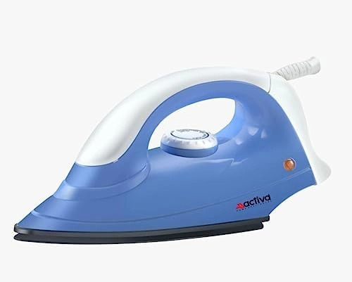 ACTIVA Plancha - 750W BLUE AND WHITE Dry Iron