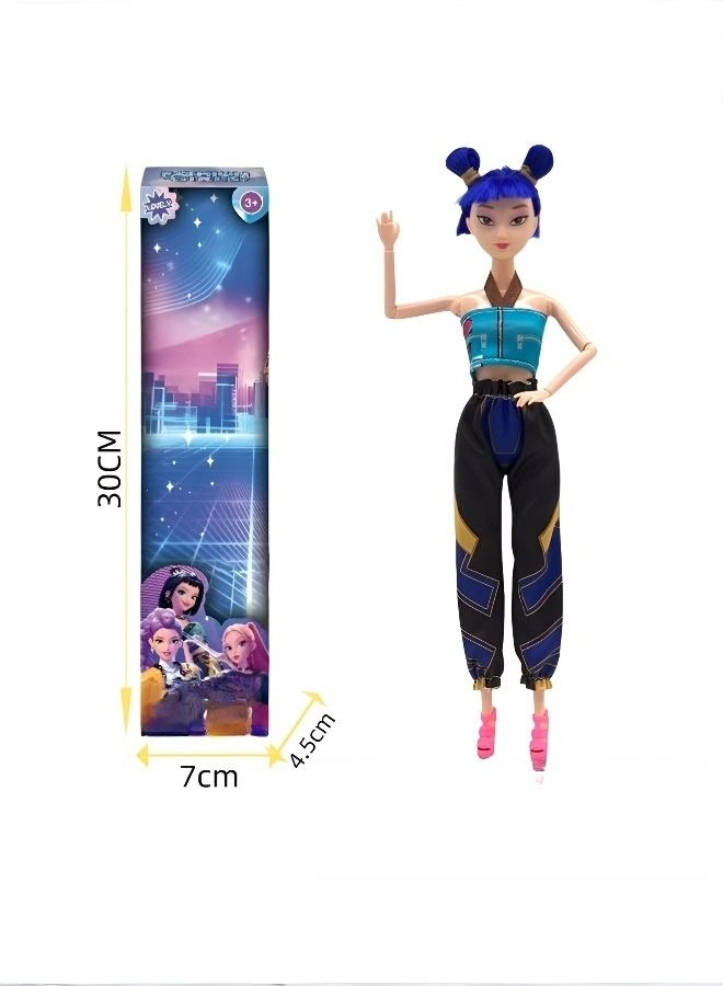 Generic Collectible Doll - Blue