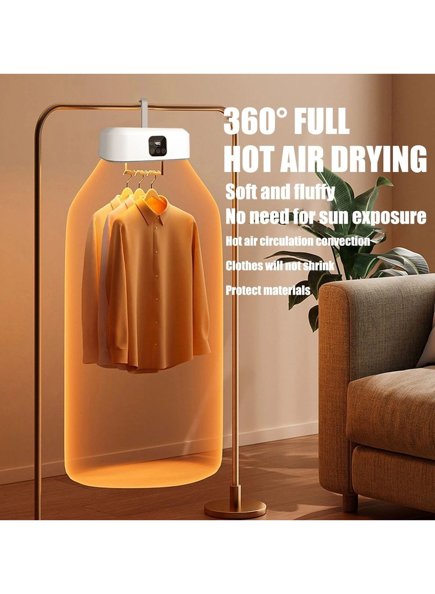 DubaiGallery Portable Dryer - 600 W