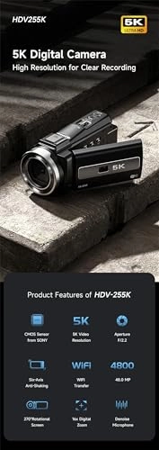 HDV255K - 5K 30FPS 60FPS