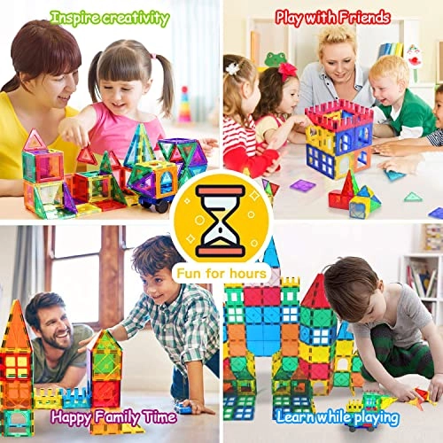 Magnetic Tiles - 100 pcs