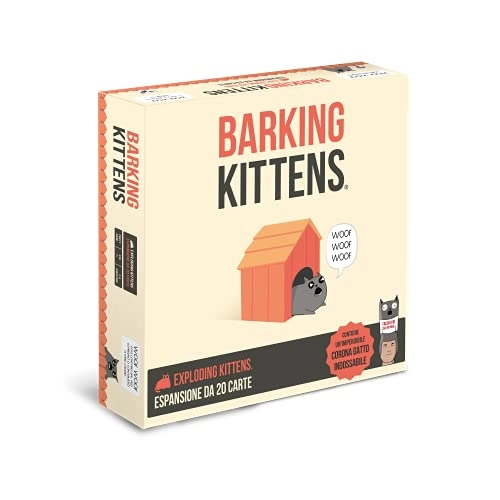 Exploding Kittens: Barking Kittens - Card Game Expansion (Italian)
